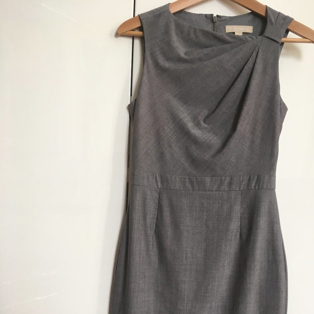 Dark Grey Sheath Dress